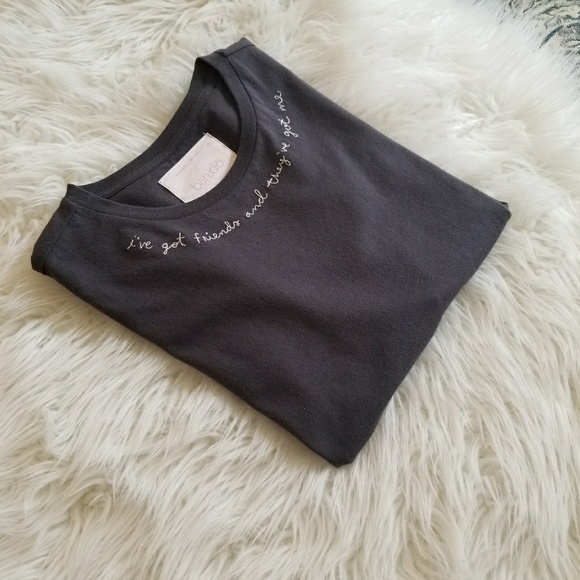 Oversize Grey Graphic Tee by Ban.do Size S, M - Picture 8 of 8